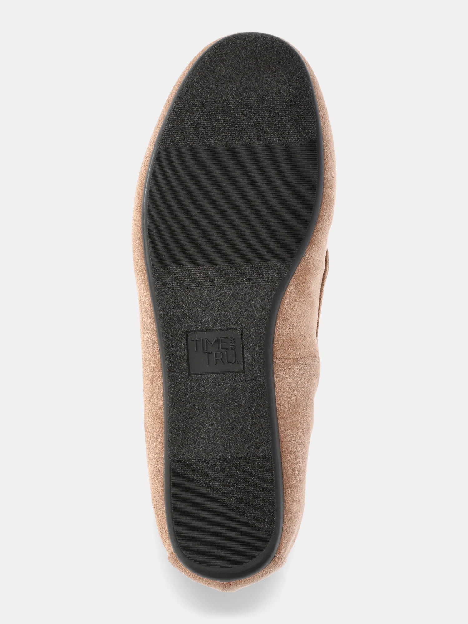 Time and Tru Women's Studded Faux Suede Moccasin Loafers