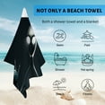 thumbnail image 4 of GZHJMY Beach Towel for Women Girls, Aliens in Control of The Earth Bath Towel, Oversized Lightweight Sport Towel, 31x51 Inch, 4 of 7