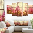 thumbnail image 1 of Pré avec des Fleurs Violettes Alaska - Impression sur Toile d'Art Floral, 1 of 3