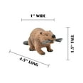 thumbnail image 3 of Beaver, Castor, Very Nice Plastic Animal, Educational, Toy, Kids, Realistic Figure, Lifelike Model, Figurine, Replica, Gift, 4.5" F1651 B151, 3 of 10