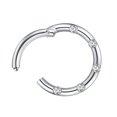 thumbnail image 1 of Pendientes de Moda Sunnimix Rhinestone 16G Plata, 1 of 5