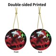 thumbnail image 3 of Adornos navideños colgantes para árbol de Navidad - Adornos navideños colgantes de cerámica - Ideas para regalar adornos navideños, 3 of 8
