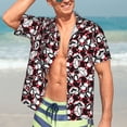 thumbnail image 5 of Lsque French Bulldog1 pattern Hawaiian Shirt for Men, Unisex Summer Beach Casual Short Sleeve Button Down Shirts-Medium, 5 of 9