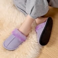 thumbnail image 2 of EQW Kids Slippers for Girls Boys - Warm Memory Foam Non-Slip House Shoes, Soft Plush Indoor Outdoor Bedroom Slides, 2 of 9