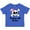 Royal Blue, variant on Inktastic Daddy's Little Rocker Skull Girls Toddler T-Shirt