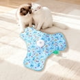 thumbnail image 4 of Jouet Interactif Cache-Cache pour Chat avec Baguette Automatique Mobile pour Exercice Intérieur et Housse Florale Couineuse, 4 of 6