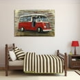 thumbnail image 3 of Empire Art Direct  Red Bus Hand Painted Primo Mixed Media Iron Wall Sculpture 3D Metal Wall Art - 48 x 32 in., 3 of 9