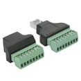 thumbnail image 3 of Enchufe Macho Hembra RJ45, Adaptador Macho Hembra RJ45 A 8 Pines, Enchufe Hembra Macho De Plástico A Tornillo AV Puertos De Vídeo RJ45 Para Red, 3 of 7