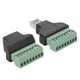 thumbnail image 3 of Enchufe Macho Hembra RJ45, Adaptador Macho Hembra RJ45 A 8 Pines, Enchufe Hembra Macho De Plástico A Tornillo AV Puertos De Vídeo RJ45 Para Red, 3 of 7