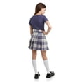 thumbnail image 6 of Jessica Simpson Girls' Skirt Set - 2 Piece Short Sleeve Button Down Blouse and Plaid Skirt (4-12), 6 of 7
