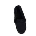 thumbnail image 2 of Miluxas Women's House Slippers Indoor Outdoor Fuzzy Fluffy Furry Loafers Suede Leather Warm Shoes Black 5.5(36), 2 of 4