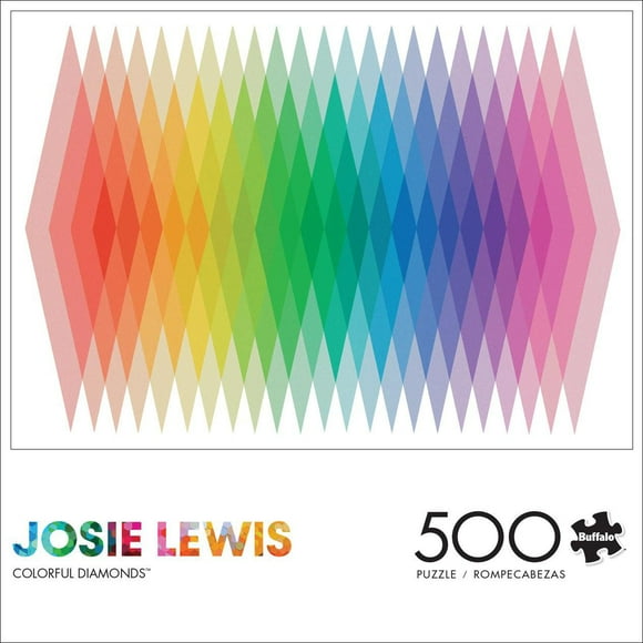 Buffalo Games - Josie Lewis - Colorful Diamonds - 500 Piece Jigsaw Puzzle