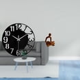 thumbnail image 2 of Reloj de pared grande,Reloj de pared acrílico silencioso y moderno,Reloj de pared grande para oficina,silencioso,fácil de leer y sencillo.,Figura del pensador abstracto,Estatua de Pensador, 2 of 8