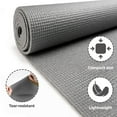 POWRX Yoga Mat with Bag Exercise mat for workout Nonslip large