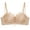 Khaki, variant on Large Size Comfortable Breathable Underwear Smooth Bra Bra's for Women, Size 32