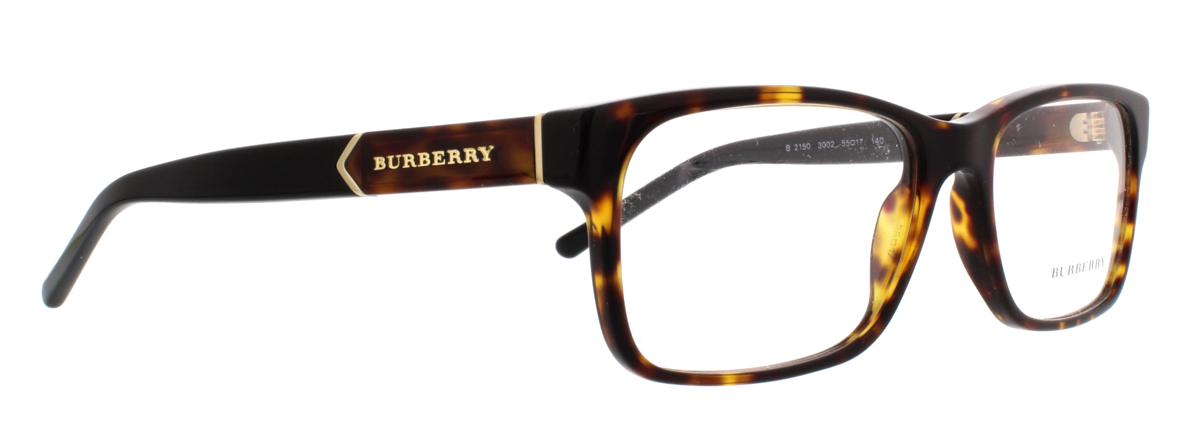 BURBERRY Eyeglasses BE2150 3002 Havana 55MM Walmart