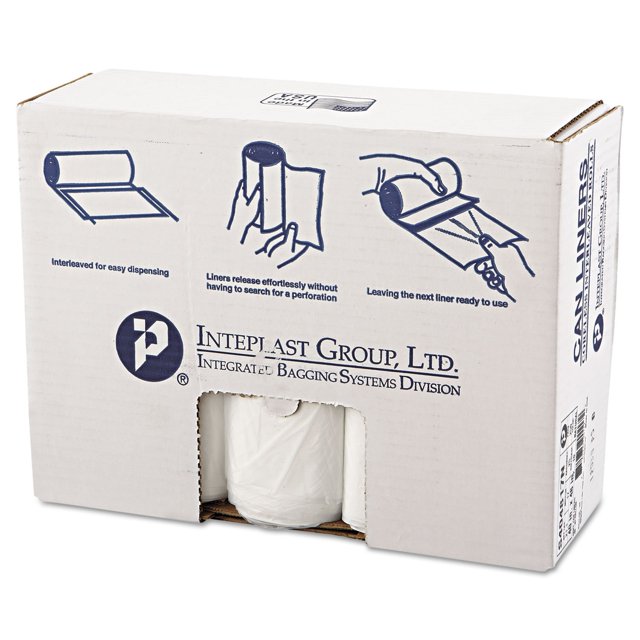 Inteplast Group High-Density Interleaved Commercial Can Liners IBS S404817N