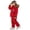 .Red, variant on Agkizg Big Girls Clothing Set Snowsuit 2 Piece Thick Puffer Jacket Bib Overalls Winter Gear Set