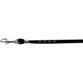 thumbnail image 5 of Dog, Puppy  Pet Leash, "Black Velvet Jeweled", 5 of 10
