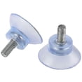 thumbnail image 3 of M6 * Screw Length 14 * Base Width 35 Pvc Transparent Suction Cup Glass Coffee Table Adjustable Feet Furniture Adjustable Footrest Suction Cups (16 Pie, 3 of 4