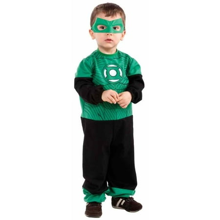 Green Lantern Hal Jordan Jumpsuit Baby Costume