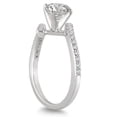 thumbnail image 2 of SZUL Women's AGS Certified 1 Carat TW Diamond Engagement Ring in 14K White Gold (J-K Color, I2-I3 Clarity), 2 of 5
