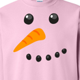 thumbnail image 3 of Inktastic Snowman Face Adult Sweatshirt, 3 of 4