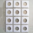 thumbnail image 3 of AFQH 12 Specifications Coin Holders Stamp Coin Storage Square Cardboard Box, 3 of 11