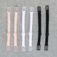 thumbnail image 2 of SNNROO 3 Pair Bra Strap Clips Elastic Non-slip Strap Holder (Black & Skin-Color & White), 2 of 6