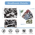 thumbnail image 3 of 6PCS Wide Headbands for Women Girls, Large Bandana Boho Headbands Workout Yoga Running Hair Bands for Women's Hair, Non Slip Sweat Head Band, 3 of 6