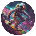 thumbnail image 3 of Space Astronaut Round Rugs -Washable Non-Slip Small Round Area Rug Throw Soft Circle Rugs for Bedroom, Modern Print Indoor Carpet for Entryway Sofa Living Room, 3 of 7