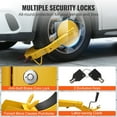 thumbnail image 4 of KFFKFF Tire Security Clamp, Single Pack Vehicle Wheel Lock, Robust Anti-Theft Tire Securing Device,  Suitable for RV Trailers, Automobiles, Trucks, SUVs, 4 of 9