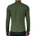 thumbnail image 4 of MY KILOMETRE Primavera Otoño 2023 Maillot de Ciclismo para Hombre Manga Larga Cremallera Completa Slim Fit Camisetas de Ciclismo Ropa de Ciclismo de Carretera, 4 of 5