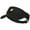 Black, variant on Mini Lemon Embroidered Cotton Washed Visor - White OSFM