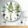 thumbnail image 2 of DesignArt Horloge Murale Grande Palmiers Verts Botaniques Mixtes, 2 of 2