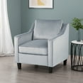 thumbnail image 4 of Noble House Milo Velvet Club Chair, Gray, 4 of 8