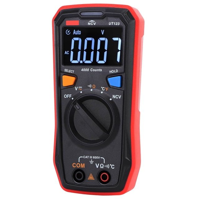 Instrumento electrotécnico, pantalla a color UT123, probador de resistencia digital, multímetro digital de mano, valor inmejorable Jadeshay A