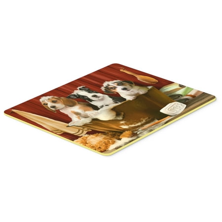 Jack Russell Beagle - Beagle, Boston Terrier and Jack Russel in the Tub Kitchen or Bath Mat 24x36 PTW2047JCMT