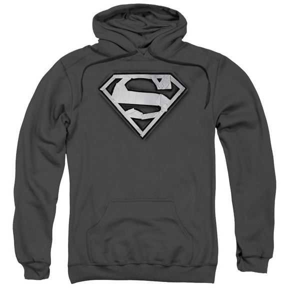 Superman - Duct Tape Shield - Pull-Over Hoodie - Medium