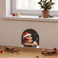 thumbnail image 5 of Cififendec Christmas 2D Mouse No Glue Wall Stickers, 5.91", Arch Shaped Cute Holiday Mouse Decal for Xmas Fireplace Surround Applying, 5 of 6