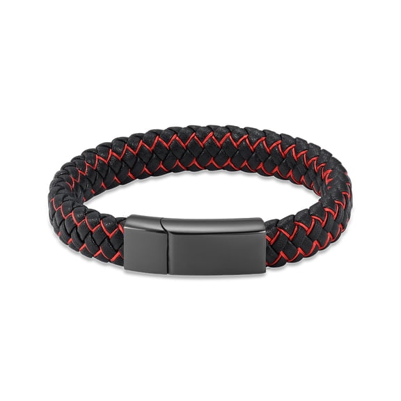 Leather Urn Bracelet for Ashes Cremation Bracelet for Ashes Stainless Steel Ash Bracelet for Men Women Memorial Ashes Holder Cuff Bangle Leather Bracelet