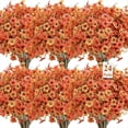 thumbnail image 1 of Paquete de 24 Flores Artificiales de Otoño para Decoración de Exteriores, Eucalipto, Lavanda y Plantas Artificiales de Otoño., 1 of 5