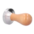 thumbnail image 1 of Coffee Hammer, Press Hammer 51MM Coffee Tamping Tool Coffee Powder Stainless Steel With Wood Handle For Home For Office, 1 of 8