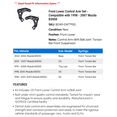 thumbnail image 2 of Front Lower Control Arm Set - Compatible with 1998 - 2007 Mazda B3000 1999 2000 2001 2002 2003 2004 2005 2006, 2 of 2
