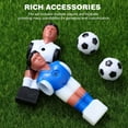 thumbnail image 3 of OULII 4Pcs Table Football Figures Resin Material Assorted Color Foosball Replacement Players Set, 3 of 8