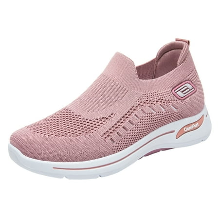 

Fandiiiii Sneaker Roller Skates for Women Fashion Spring And Summer Women Sports Shoes Flat Soft Mesh Breathable Solid Color Slip On Simple Style