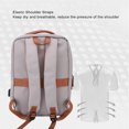 thumbnail image 4 of Travel Laptop Backpack, Travel Laptop Bag Laptops Backpack with USB Charging Port, Suitcase Backpack Business Backpack for 16 Inch Laptop 20-35L Capacity, 4 of 7