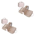 thumbnail image 4 of fastboy Voyagez avec Style - Trousse de Maquillage à la Mode et Durable Trousse de Maquillage Réutilisable pour Femmes Sacs de Rangement Rose 2 Ensembles, 4 of 6