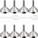 thumbnail image 3 of Xiao Hua 1 juego de mini embudos pequeños de metal con gotero para llenar botellas de perfume, 3 of 5