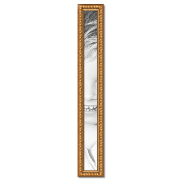 ArtToFrames 5" x 54" Gold Picture Frame, 5x54 inch Gold Wood Poster Frame (WOM-4293)